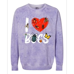 Best Bug Design For Bug Insect Entomology Lovers Colorblast Crewneck Sweatshirt