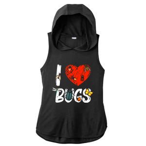 Best Bug Design For Bug Insect Entomology Lovers Ladies PosiCharge Tri-Blend Wicking Draft Hoodie Tank