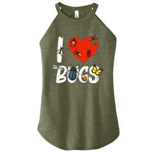 Best Bug Design For Bug Insect Entomology Lovers Women's Perfect Tri Rocker Tank