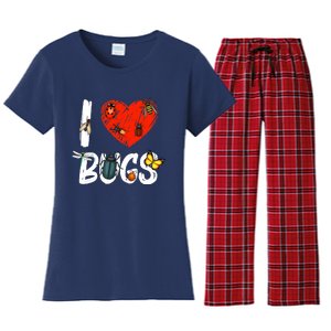 Best Bug Design For Bug Insect Entomology Lovers Women's Flannel Pajama Set