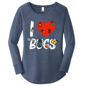 Best Bug Design For Bug Insect Entomology Lovers Women's Perfect Tri Tunic Long Sleeve Shirt