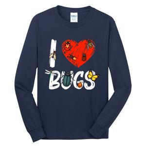 Best Bug Design For Bug Insect Entomology Lovers Tall Long Sleeve T-Shirt