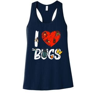 Best Bug Design For Bug Insect Entomology Lovers Women's Racerback Tank