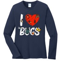 Best Bug Design For Bug Insect Entomology Lovers Ladies Long Sleeve Shirt