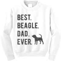 Best Beagle Dad Ever Funny Beagle Dog Lovers Dad Gift Kids Sweatshirt