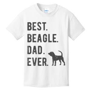 Best Beagle Dad Ever Funny Beagle Dog Lovers Dad Gift Kids T-Shirt