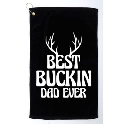 Best Buckin Dad Ever Father Dad Fathers Day Gift Golf Towel