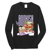 Bookish Babe Dark Romance Merch Long Sleeve Shirt