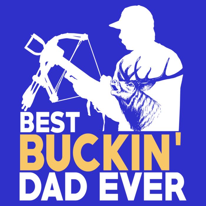 Best Buckin Dad Ever Gift Deer Hunting Funny Hunting Meaningful Gift 16 in Basic Backpack
