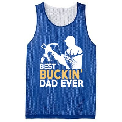 Best Buckin Dad Ever Gift Deer Hunting Funny Hunting Meaningful Gift Mesh Reversible Basketball Jersey Tank