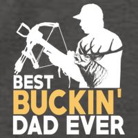 Best Buckin Dad Ever Gift Deer Hunting Funny Hunting Meaningful Gift Vector Backpack