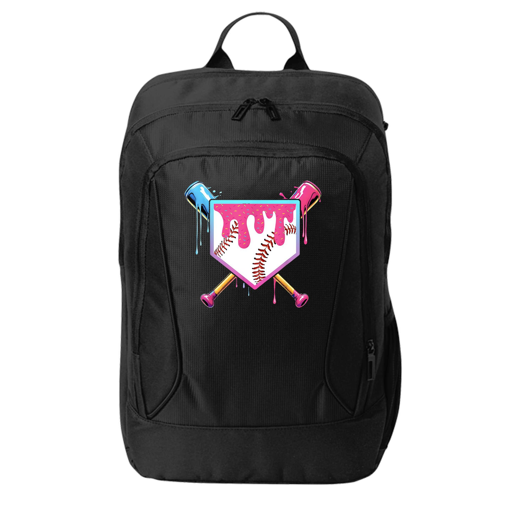 Baseball Base Drip Ice Cream Sports Fan City Backpack