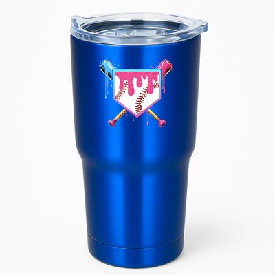 Baseball Base Drip Ice Cream Sports Fan Tumbler