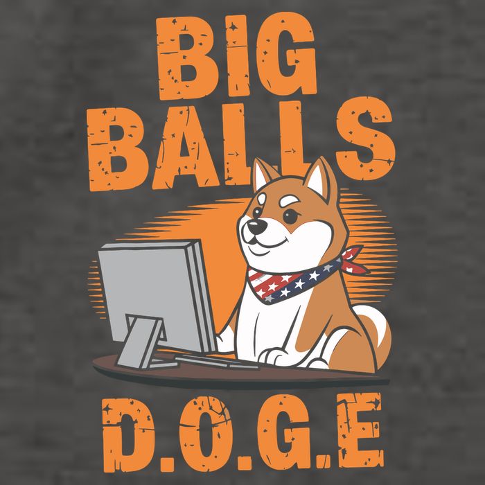 Big Balls D.O.G.E Doge Funny Vector Backpack