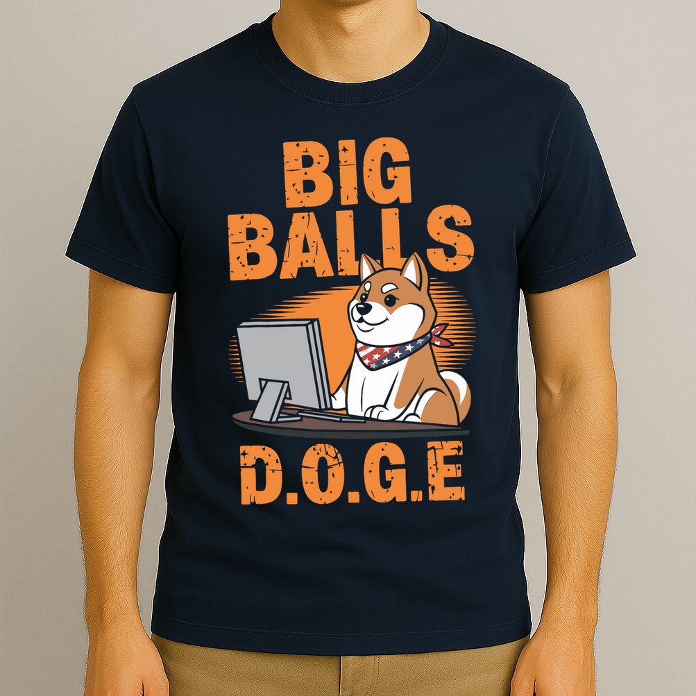 Big Balls D.O.G.E Doge Funny T-Shirt
