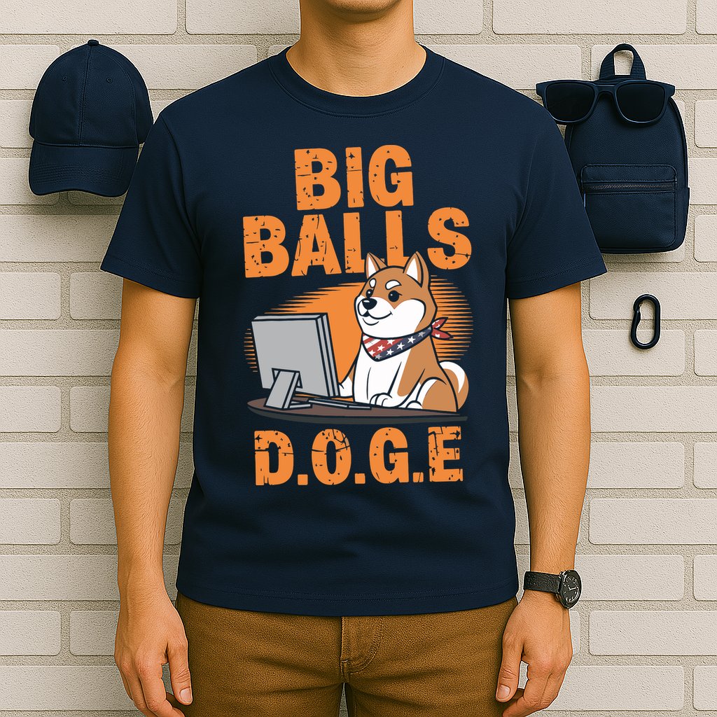Big Balls D.O.G.E Doge Funny T-Shirt