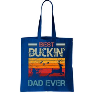 Best Buckin Dad Ever Deer Hunters Christmas Dad Funny Gift Tote Bag