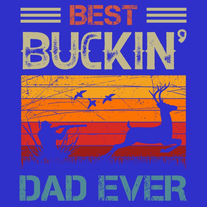 Best Buckin Dad Ever Deer Hunters Christmas Dad Funny Gift Zip Tote Bag