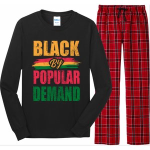 Black By Ded Popular Africanamerican History Proud Month Cute Gift Long Sleeve Pajama Set