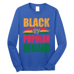 Black By Ded Popular Africanamerican History Proud Month Cute Gift Long Sleeve Shirt