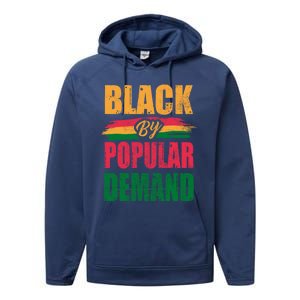 Black By Ded Popular Africanamerican History Proud Month Cute Gift Performance Fleece Hoodie