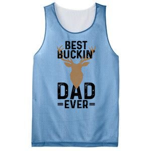 Best Buckin Dad Ever Deer Hunting Funny Deer Hunter Gift Mesh Reversible Basketball Jersey Tank