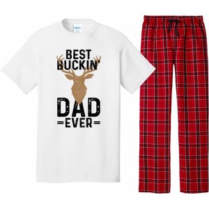 Best Buckin Dad Ever Deer Hunting Funny Deer Hunter Gift Pajama Set