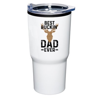 Best Buckin Dad Ever Deer Hunting Funny Deer Hunter Gift Tumbler