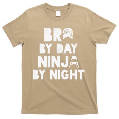 Bro By Day, Ninja By Night! Big & Little Brother Gift Tee T-Shirt