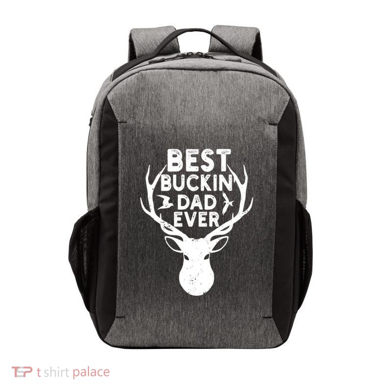 Best Buckin Dad Ever Fathers Day Deer Hunters Hunting Gift Vector Backpack