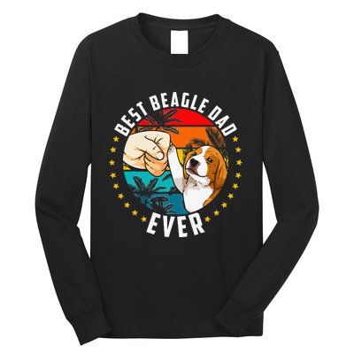 Best Beagle Dad Ever Long Sleeve Shirt