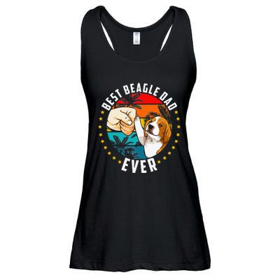 Best Beagle Dad Ever Ladies Essential Flowy Tank