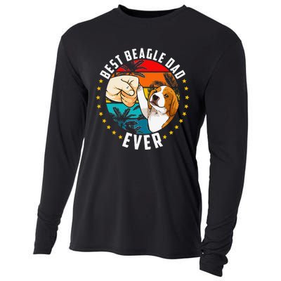 Best Beagle Dad Ever Cooling Performance Long Sleeve Crew