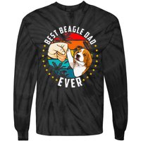 Best Beagle Dad Ever Tie-Dye Long Sleeve Shirt