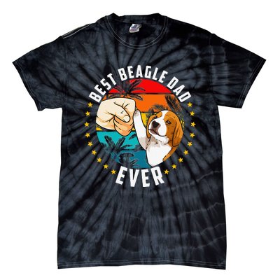 Best Beagle Dad Ever Tie-Dye T-Shirt