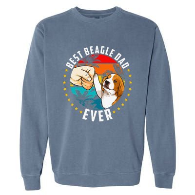 Best Beagle Dad Ever Garment-Dyed Sweatshirt