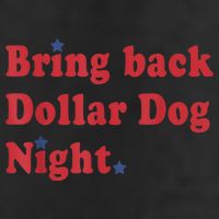 Bring Back Dollar Dog Night Stars Baseball 7 Panel Mesh Trucker Snapback Hat