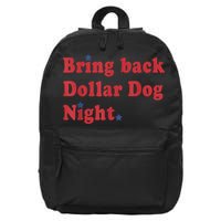 Bring Back Dollar Dog Night Stars Baseball 16 in Basic Backpack