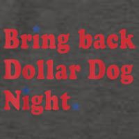 Bring Back Dollar Dog Night Stars Baseball Vector Backpack