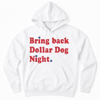 Bring Back Dollar Dog Night Stars Baseball Hoodie