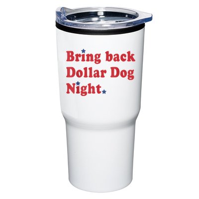 Bring Back Dollar Dog Night Stars Baseball Tumbler