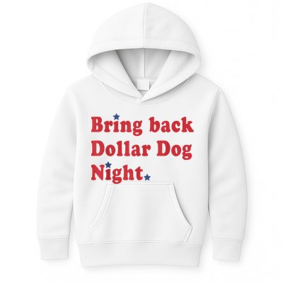 Bring Back Dollar Dog Night Stars Baseball Kids Hoodie
