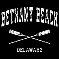 Bethany Beach Delaware Vintage Nautical Crossed Oars Button