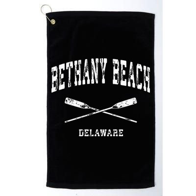 Bethany Beach Delaware Vintage Nautical Crossed Oars Golf Towel