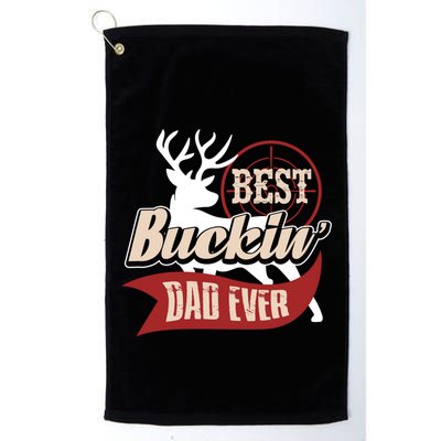 Best Buckin Dad Ever Hunting Gift Fathers Day Gift Idea Gift Golf Towel