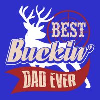 Best Buckin Dad Ever Hunting Gift Fathers Day Gift Idea Gift Women's V-Neck T-Shirt