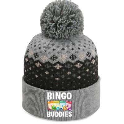 Bingo Buddies Design For Bingo Lover Bingo Player The Baniff Cuffed Pom Beanie