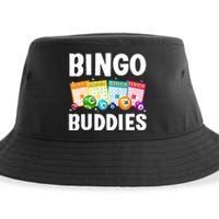 Bingo Buddies Design For Bingo Lover Bingo Player Sustainable Bucket Hat