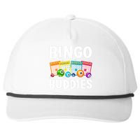 Bingo Buddies Design For Bingo Lover Bingo Player Snapback Five-Panel Rope Hat