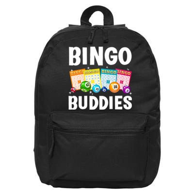 Bingo Buddies Design For Bingo Lover Bingo Player 16 in Basic Backpack